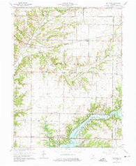 Bellmore Indiana Historical topographic map, 1:24000 scale, 7.5 X 7.5 Minute, Year 1963