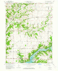 Bellmore Indiana Historical topographic map, 1:24000 scale, 7.5 X 7.5 Minute, Year 1963