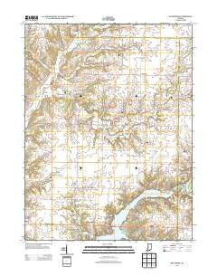 Bellmore Indiana Historical topographic map, 1:24000 scale, 7.5 X 7.5 Minute, Year 2013