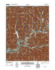 Belmont Indiana Historical topographic map, 1:24000 scale, 7.5 X 7.5 Minute, Year 2011