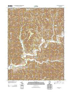 Belmont Indiana Historical topographic map, 1:24000 scale, 7.5 X 7.5 Minute, Year 2013