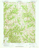Bennington Indiana Historical topographic map, 1:24000 scale, 7.5 X 7.5 Minute, Year 1971