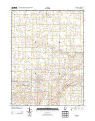 Berne Indiana Historical topographic map, 1:24000 scale, 7.5 X 7.5 Minute, Year 2013