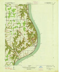 Bethlehem Indiana Historical topographic map, 1:24000 scale, 7.5 X 7.5 Minute, Year 1948