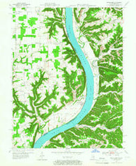 Bethlehem Indiana Historical topographic map, 1:24000 scale, 7.5 X 7.5 Minute, Year 1953