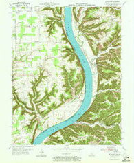 Bethlehem Indiana Historical topographic map, 1:24000 scale, 7.5 X 7.5 Minute, Year 1953