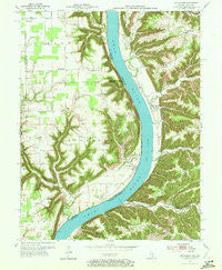 Bethlehem Indiana Historical topographic map, 1:24000 scale, 7.5 X 7.5 Minute, Year 1953