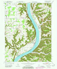 Bethlehem Indiana Historical topographic map, 1:24000 scale, 7.5 X 7.5 Minute, Year 1953