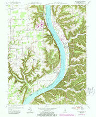 Bethlehem Indiana Historical topographic map, 1:24000 scale, 7.5 X 7.5 Minute, Year 1953