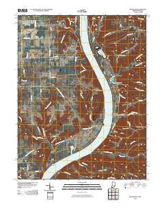 Bethlehem Indiana Historical topographic map, 1:24000 scale, 7.5 X 7.5 Minute, Year 2010