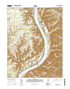Bethlehem Indiana Current topographic map, 1:24000 scale, 7.5 X 7.5 Minute, Year 2016