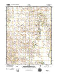 Bicknell Indiana Historical topographic map, 1:24000 scale, 7.5 X 7.5 Minute, Year 2013
