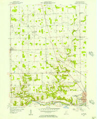 Bippus Indiana Historical topographic map, 1:24000 scale, 7.5 X 7.5 Minute, Year 1955