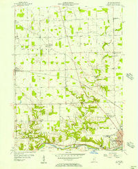 Bippus Indiana Historical topographic map, 1:24000 scale, 7.5 X 7.5 Minute, Year 1955