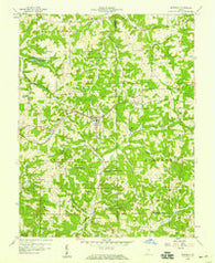 Birdseye Indiana Historical topographic map, 1:24000 scale, 7.5 X 7.5 Minute, Year 1957