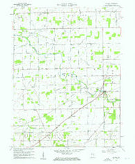 Blaine Indiana Historical topographic map, 1:24000 scale, 7.5 X 7.5 Minute, Year 1960