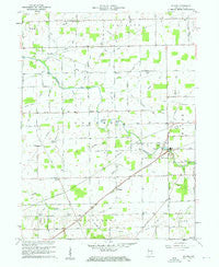 Blaine Indiana Historical topographic map, 1:24000 scale, 7.5 X 7.5 Minute, Year 1960