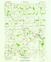 Blaine Indiana Historical topographic map, 1:24000 scale, 7.5 X 7.5 Minute, Year 1960