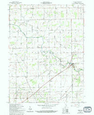 Blaine Indiana Historical topographic map, 1:24000 scale, 7.5 X 7.5 Minute, Year 1960