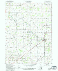 Blaine Indiana Historical topographic map, 1:24000 scale, 7.5 X 7.5 Minute, Year 1960