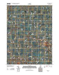 Blaine Indiana Historical topographic map, 1:24000 scale, 7.5 X 7.5 Minute, Year 2010