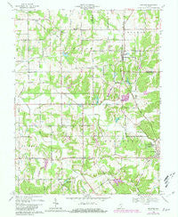 Blocher Indiana Historical topographic map, 1:24000 scale, 7.5 X 7.5 Minute, Year 1968
