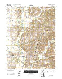 Bloomfield Indiana Historical topographic map, 1:24000 scale, 7.5 X 7.5 Minute, Year 2013