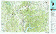 Bloomington Indiana Historical topographic map, 1:100000 scale, 30 X 60 Minute, Year 1986
