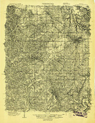 Bloomington Indiana Historical topographic map, 1:48000 scale, 15 X 15 Minute, Year 1908