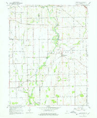 Boggstown Indiana Historical topographic map, 1:24000 scale, 7.5 X 7.5 Minute, Year 1962