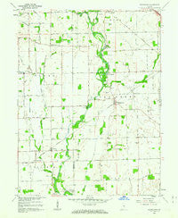 Boggstown Indiana Historical topographic map, 1:24000 scale, 7.5 X 7.5 Minute, Year 1962