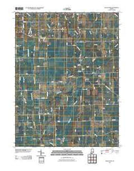 Boggstown Indiana Historical topographic map, 1:24000 scale, 7.5 X 7.5 Minute, Year 2010
