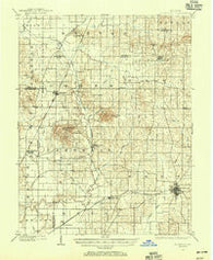 Boonville Indiana Historical topographic map, 1:62500 scale, 15 X 15 Minute, Year 1902