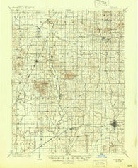 Boonville Indiana Historical topographic map, 1:62500 scale, 15 X 15 Minute, Year 1902