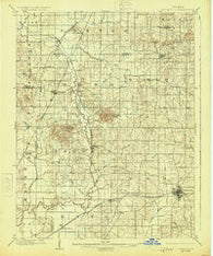 Boonville Indiana Historical topographic map, 1:62500 scale, 15 X 15 Minute, Year 1902