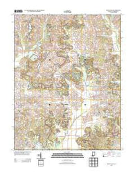 Boonville Indiana Historical topographic map, 1:24000 scale, 7.5 X 7.5 Minute, Year 2013
