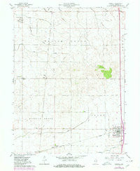 Boswell Indiana Historical topographic map, 1:24000 scale, 7.5 X 7.5 Minute, Year 1962