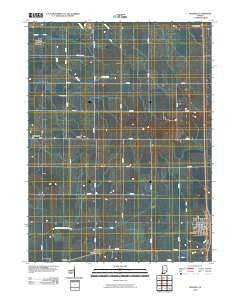 Boswell Indiana Historical topographic map, 1:24000 scale, 7.5 X 7.5 Minute, Year 2010
