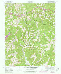 Branchville Indiana Historical topographic map, 1:24000 scale, 7.5 X 7.5 Minute, Year 1958
