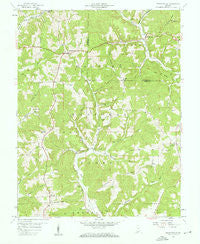 Branchville Indiana Historical topographic map, 1:24000 scale, 7.5 X 7.5 Minute, Year 1958