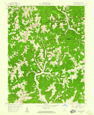 Branchville Indiana Historical topographic map, 1:24000 scale, 7.5 X 7.5 Minute, Year 1958