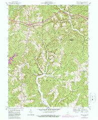 Branchville Indiana Historical topographic map, 1:24000 scale, 7.5 X 7.5 Minute, Year 1958