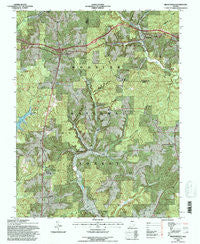 Branchville Indiana Historical topographic map, 1:24000 scale, 7.5 X 7.5 Minute, Year 1993