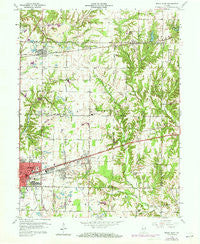 Brazil East Indiana Historical topographic map, 1:24000 scale, 7.5 X 7.5 Minute, Year 1960