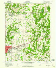 Brazil East Indiana Historical topographic map, 1:24000 scale, 7.5 X 7.5 Minute, Year 1960