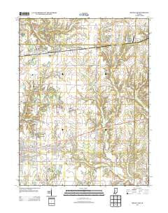Brazil East Indiana Historical topographic map, 1:24000 scale, 7.5 X 7.5 Minute, Year 2013