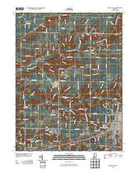 Brazil West Indiana Historical topographic map, 1:24000 scale, 7.5 X 7.5 Minute, Year 2010