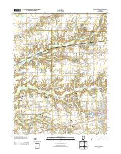 Brazil West Indiana Historical topographic map, 1:24000 scale, 7.5 X 7.5 Minute, Year 2013
