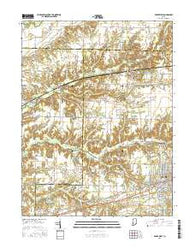Brazil West Indiana Current topographic map, 1:24000 scale, 7.5 X 7.5 Minute, Year 2016