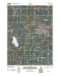 Bremen Indiana Historical topographic map, 1:24000 scale, 7.5 X 7.5 Minute, Year 2010
